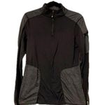 Kyodan Black Athletic Stretchy Half Zip Jacket Size Small Photo 0