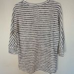 Loft Lou & Grey B/W Striped Tight Knit Themed Half Sleeve Top - Size XS Photo 5