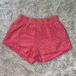 Miami Pink Lace Shorts Photo 0