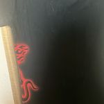 FINAL MARKDOWN Alstyle Black and Red fireball Short Sleeve Tee large Photo 4