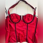Frederick's of Hollywood Frederick’s of Hollywood Black & Red Lace Corset, Size 38 - Large, EUC Photo 2