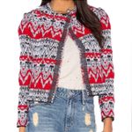 IRO Kroe Paris Tweed Jacquard Jacket Size 36 Small Photo 0
