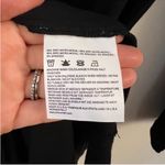 Amour Vert Black Long Sleeve Stretch Lightweight Open Back Shirt Dress Small Photo 5