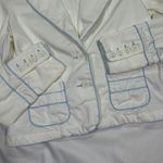 Juicy Couture Vintage Jeans Denim Blazer Jacket Womens Large White Photo 2