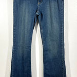 Rocawear  Jeans Womens 13 Bootcut Zipper  Pockets‎ Flare Wide Red Logo Y2K Retro Photo 0