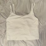 Old Navy Active White Cropped Athletic Top Photo 0