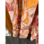 Maeve Anthropologie The Cassandra Watercolor Floral Neutral Maxi Dress Size XL Photo 5