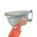 Pink Lily NWOT  Nylon Aqua with Gold Belt Bag w/ Adjustable Strap‎ Photo 11