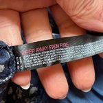 Free People  Bali Tate Mixed Media Crochet Floral Printed Bodysuit Blue Sz S Photo 13