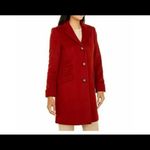 Ralph Lauren Lauren Single Breasted Red Wool Pea Coat BNWOT size 2 LAST … Photo 3