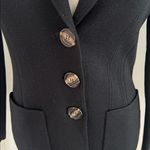 Elie Tahari Black Wool Blazer with Button Detail Sz XS Photo 1