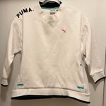 Puma White Mesh Sweatshirt Photo 2