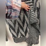 Staring At Stars Urban Outfitters  Women’s Black Chunky Chevron Open Cardigan S Photo 4