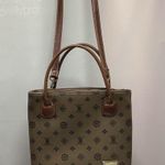 Rosetti purse. Dark taupe with brown leather handles and strap. Super cute Photo 6