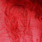 Pink Indian OM scarf Photo 3