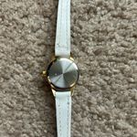 Prelude De‎ Lux women’s vintage dainty white/gold adjustable leather watch White Photo 5