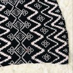 Joe B Black & White Boho Pattern Festival Palazzo Pants Size Medium Photo 4