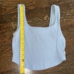 Baby blue tank top Size XS Photo 3