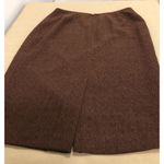 Le Suit Vintage Brown Skirt For Women Size 14 Lined Zipper Back Photo 9