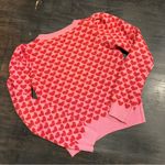 Women’s Freshman 1996 Pink Red Heart Pattern Valentines Day Love Sweater M Size M Photo 1