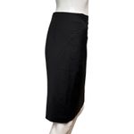 Ann Taylor Skirt Womens 0 Petite Black Wool Pencil Straight Office Career Preppy Photo 2