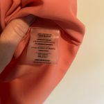 Alice + Olivia  100% Silk Philly Beaded Chiffon Dress Coral Pink Tunic Dress Sz 4 Photo 4