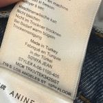 ANINE BING  Sonya Jean Button Fly Mid Indigo Blue Womens Pants Size 26 Photo 9