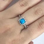 Blue Opal Ring Photo 1