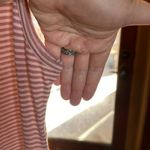 Alternative NWOT  Red White Stripe Cotton Blend Jumpsuit Size Small Photo 2