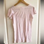 ALLSAINTS  Spitalfields Light Pink Scoop Neck Tshirt Sz 10 Cotton lightweight Photo 3
