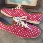 Keds  Polka Dot  Pink Lace Up Sneakers Loafers Womens Shoes Sz 7 Photo 1