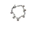 Silver Heart Charm Bracelet with Pearls, Classic, Timeless, Bridal, Party Photo 5