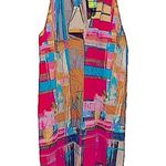 Trina Turk SILK HALTER MULTI COLORED PINK BLUE SHIFT SUN DRESS 6 Photo 4