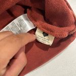 Madewell  MWL Pullover Sweatshirt Rust Red Slouchy Raglan Sleeve Top Size M Photo 5