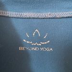Beyond Yoga Beyond‎ Yoga On the Go Mock Neck Jacket in Teal BLUE Track Jacket Athleisure Photo 4