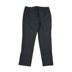 Talbots  Gray Houndstooth Chatham Ankle Pants 16‎ Plus Side Zip Cotton Blend Photo 2