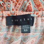 Sanctuary  Off-the-Shoulder Pink Boho Cropped Blouse Size XS Cropped Peasant Top Photo 6