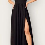 Lulus Lulu’s Heavenly Hues Maxi Dress Black Size Small Photo 13