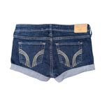 Hollister Low Rise Micro Mini Jean Shorts Sz 5 / 27 Dark Wash Cuffed y2k 2000s Photo 1