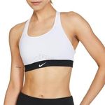 Nike  Dri Fit Strappy White & Black Sports Bra with Adjustable Straps Medium Photo 0