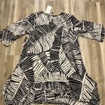 J. Valdi NWT Tunic/Dress very dark navy and white, XL Blue Photo 1