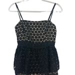 NBD  Dolores Midi Dress in Black Revolve Lace Nude Black Tiered X-Small‎ XS Photo 2