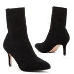 Catherine Malandrino  TAMMY Black Fabric Sock Booties size 9 M Photo 0