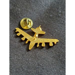 VTG Nebraska Strategic Air Command Omaha Plane Lions Club Pin 38 Red Blue Photo 3