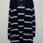 Old Navy NWT  Blue & White Striped Lightweight Open Cardigan ZZ14 Photo 0