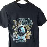 Johnny Cash T Shirt Womens Black Extra Small XS Graphic Tee Photo 1