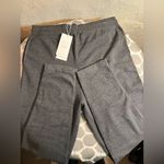 Johnny Was CALME Heather Gray Joggers Elastic Waistband and Tapered Leg XL Photo 6