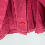 Tianello TENCEL Plus Sized Aida Blouse Button Front Garment Dyed Raspberry 2X Pink Photo 7