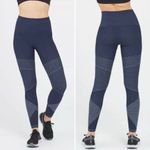 Spanx  Seamless Moto Legging in Indigo Sky High Rise Compression Pant Size L NWT Photo 1