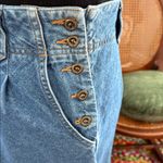 Eddie Bauer Vintage 90s/Y2K  Side Button Denim Jean Midi Skirt Photo 2